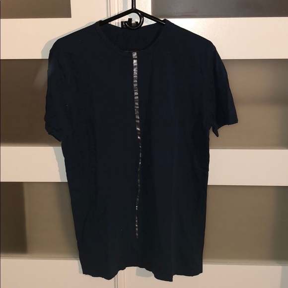 ⚜️Flash Sale⚜️Blue and Silver Emporio Armani Shirt - Picture 1 of 3